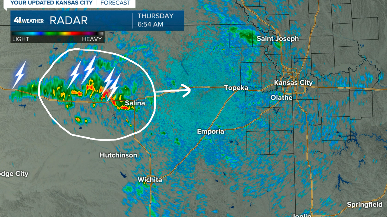 Weather Blog - We are tracking central Kansas thunderstorms moving our way